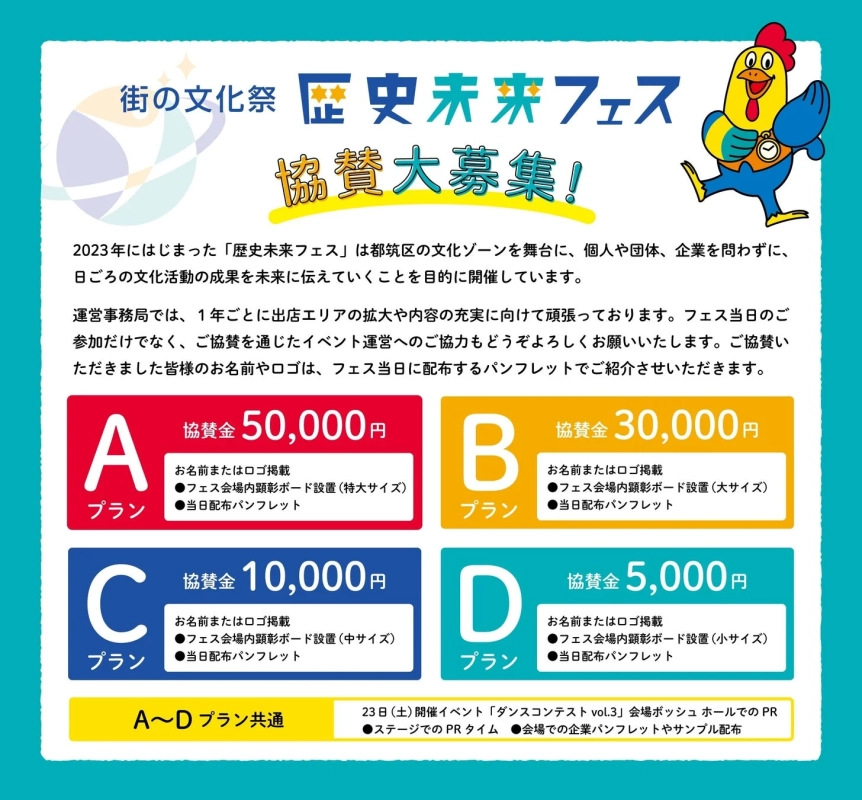 協賛募集のポスター