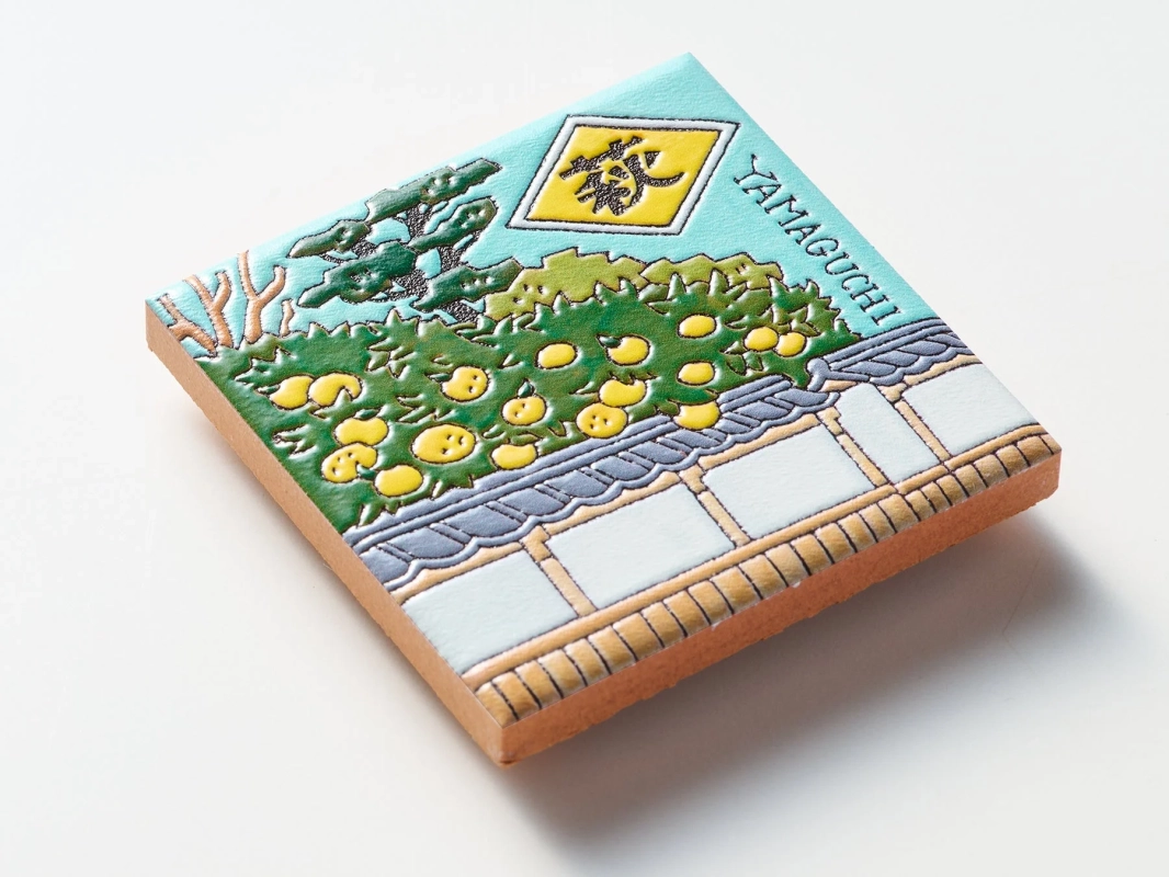 萩をイメージするマグネット