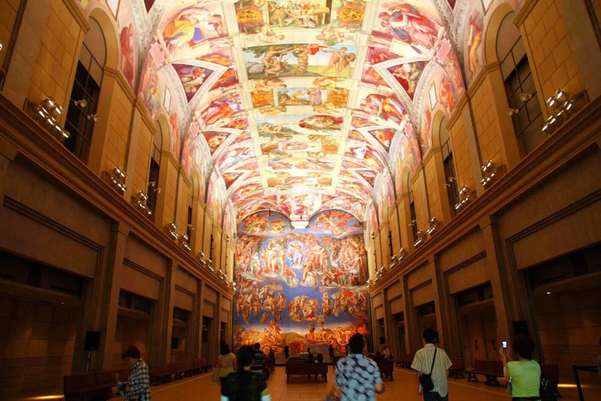 美術,礼拝堂,天井画,壁画,宗教画,ルネサンス,建築,室内,観光,アート,壮麗,博物館