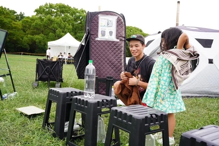 テントサウナ体験