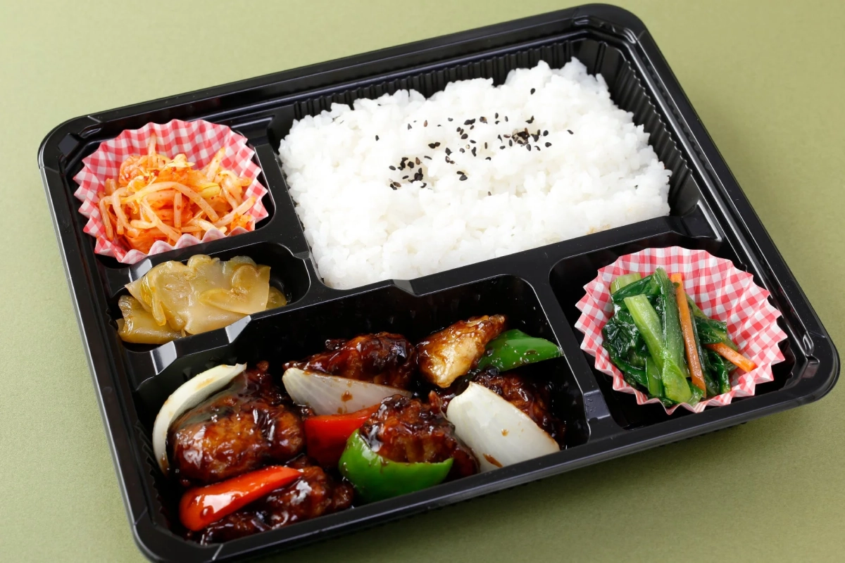 ベジ・酢豚弁当