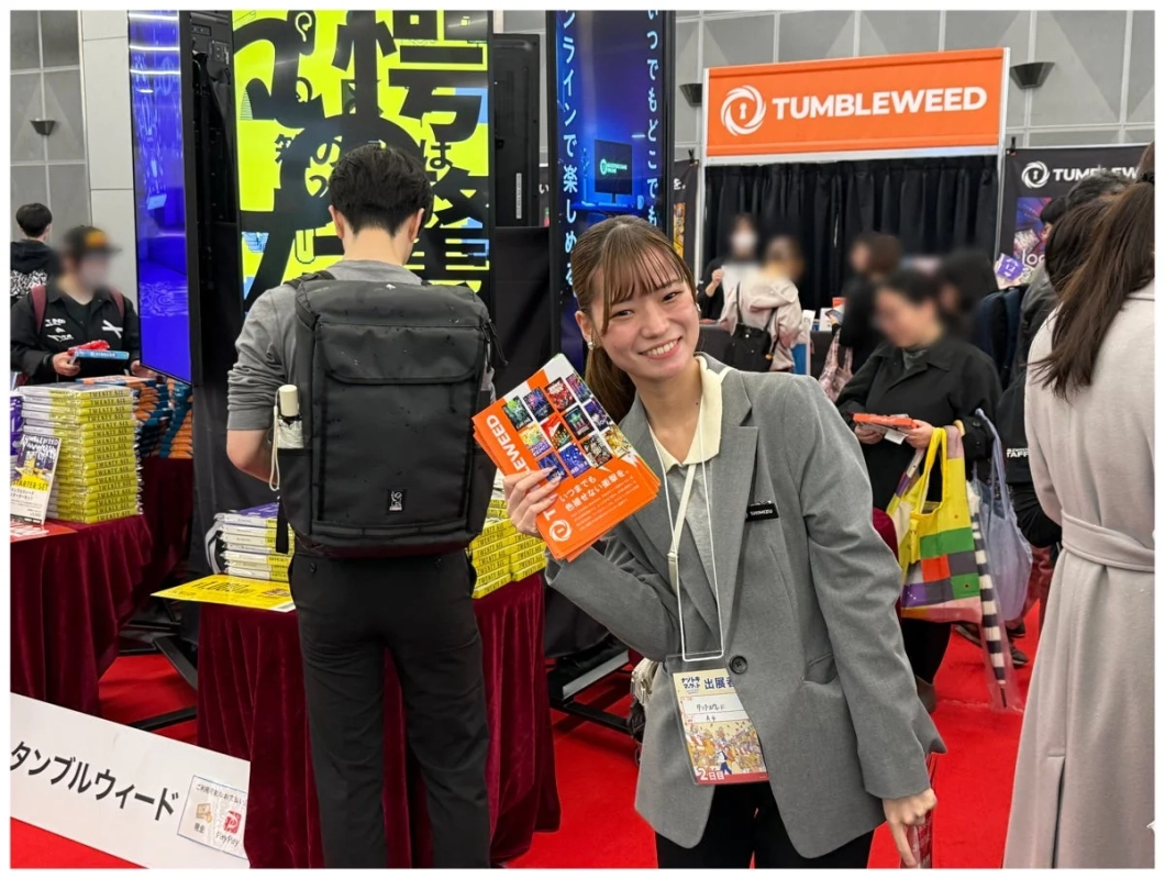 TUMBLEWEEDブースの様子