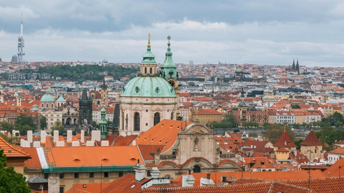 プラハの街並み