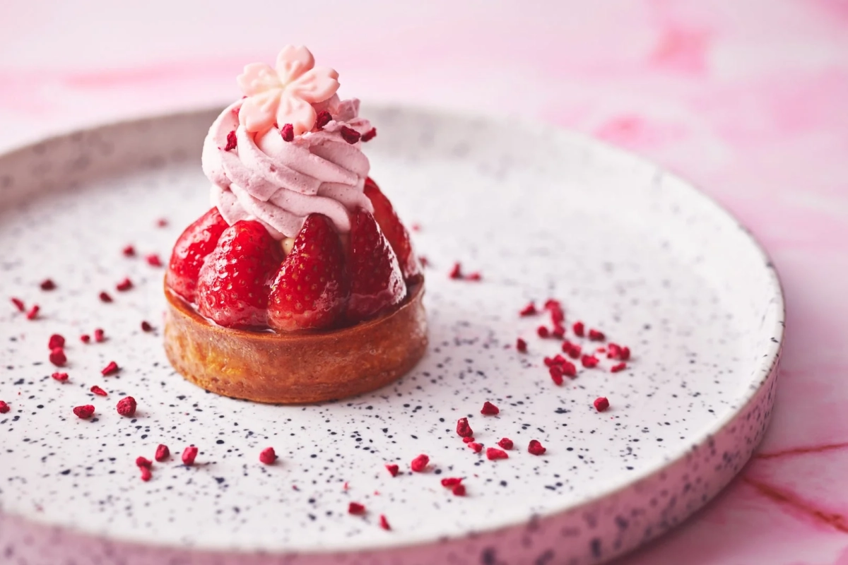 いちごたっぷりのタルト