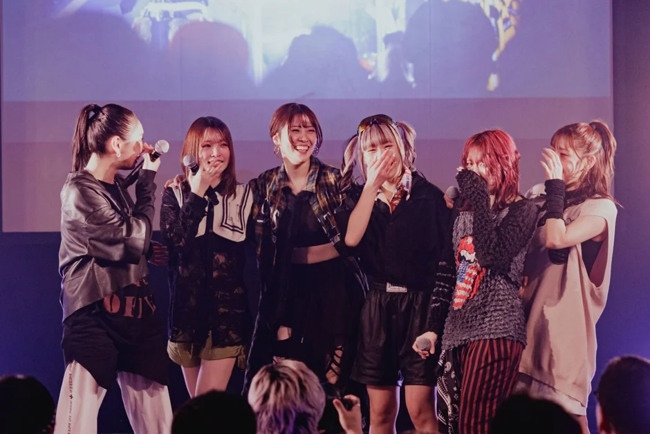 ステージ上のメンバー