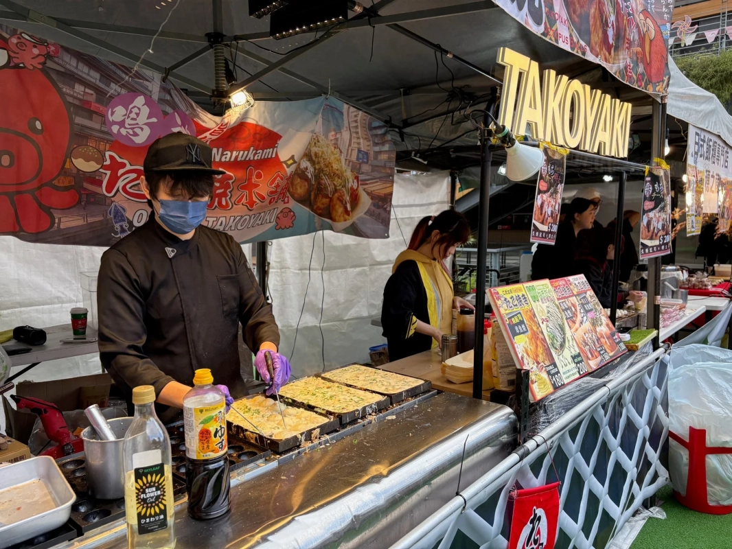 たこ焼きの屋台