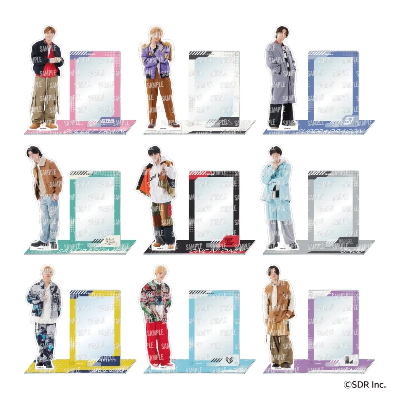 カードフレーム付きクリアスタンド