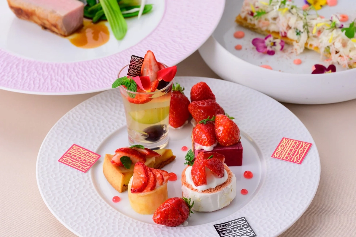 いちごを使った華やかなデザート