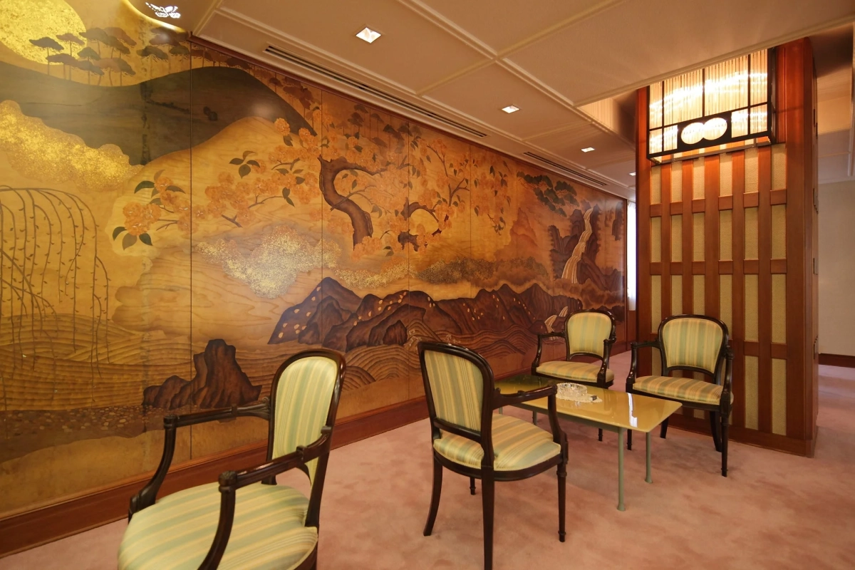 旅亭 半水盧 内装