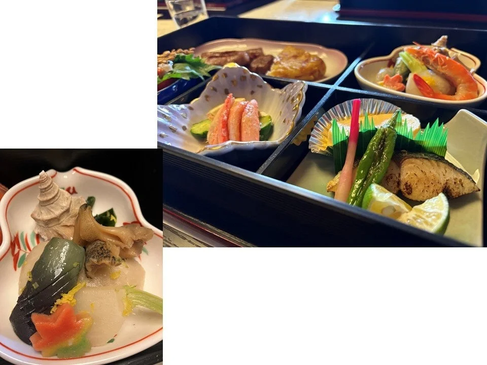 静和館で提供されたオリジナル弁当