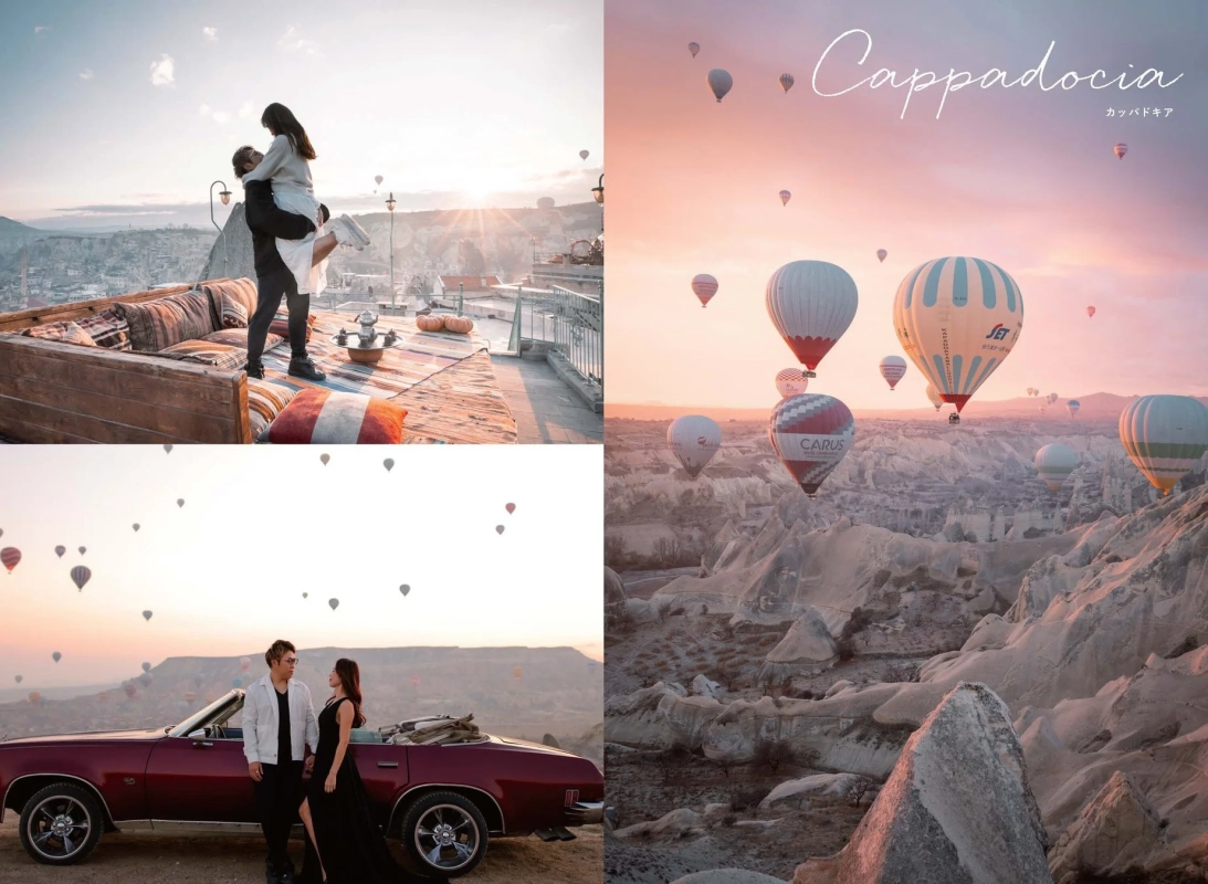 カッパドキアの熱気球