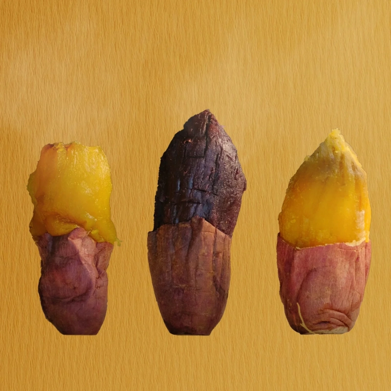 様々な種類の焼き芋