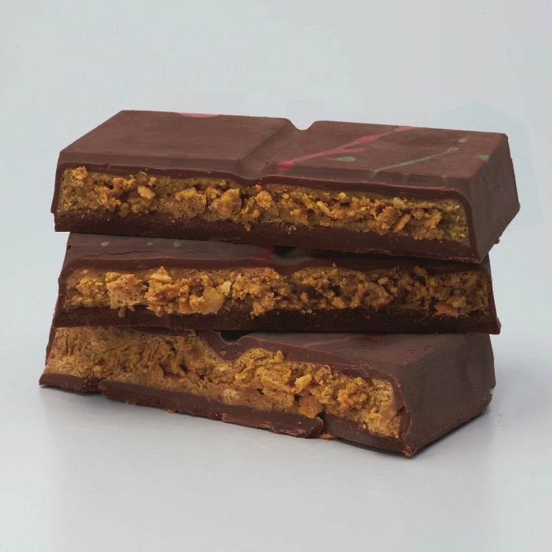 チョコレートバーの断面