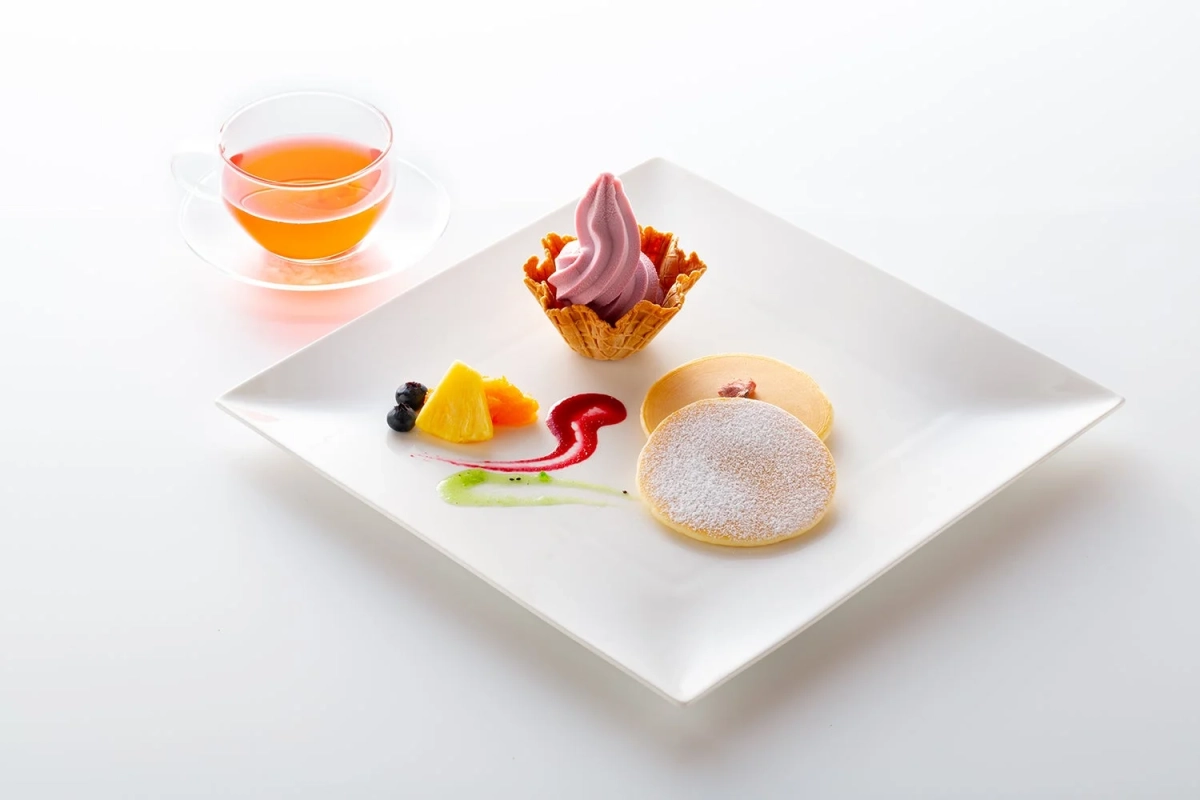 パンケーキと紅茶