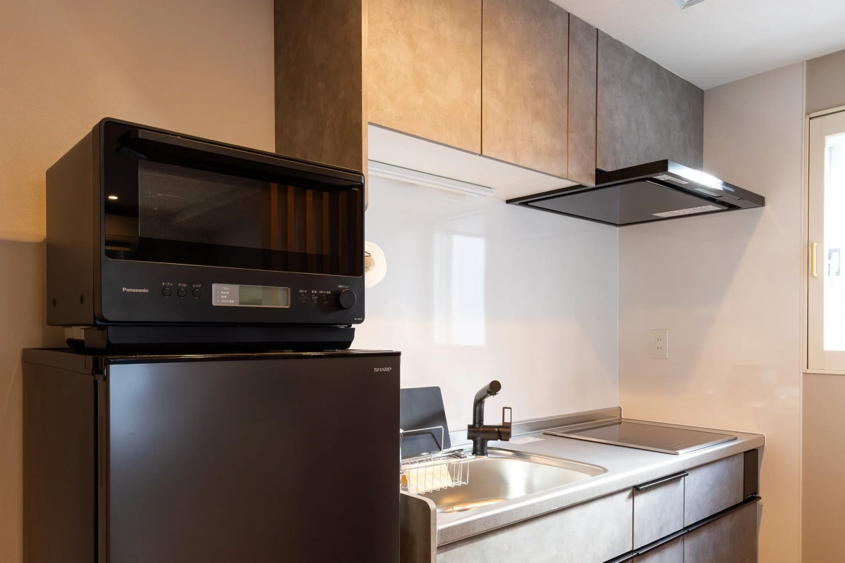 モダンなキッチンと家電