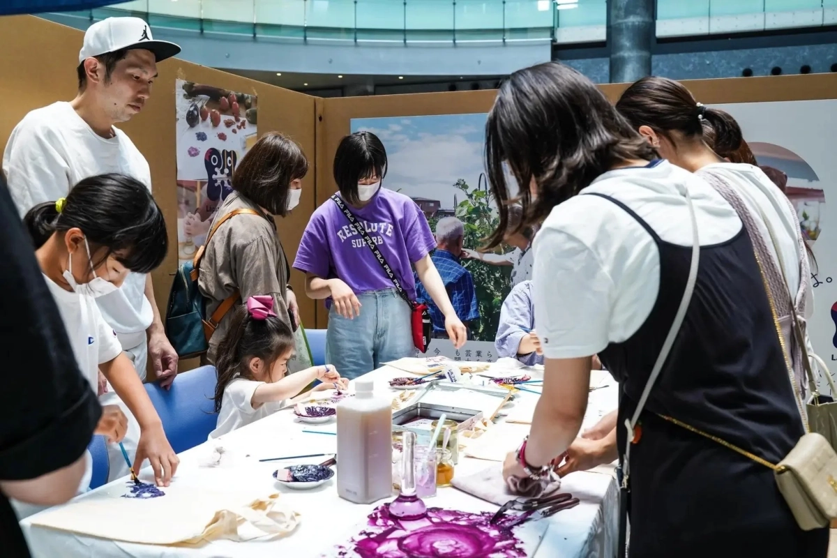 エシカルブースでのワークショップの様子