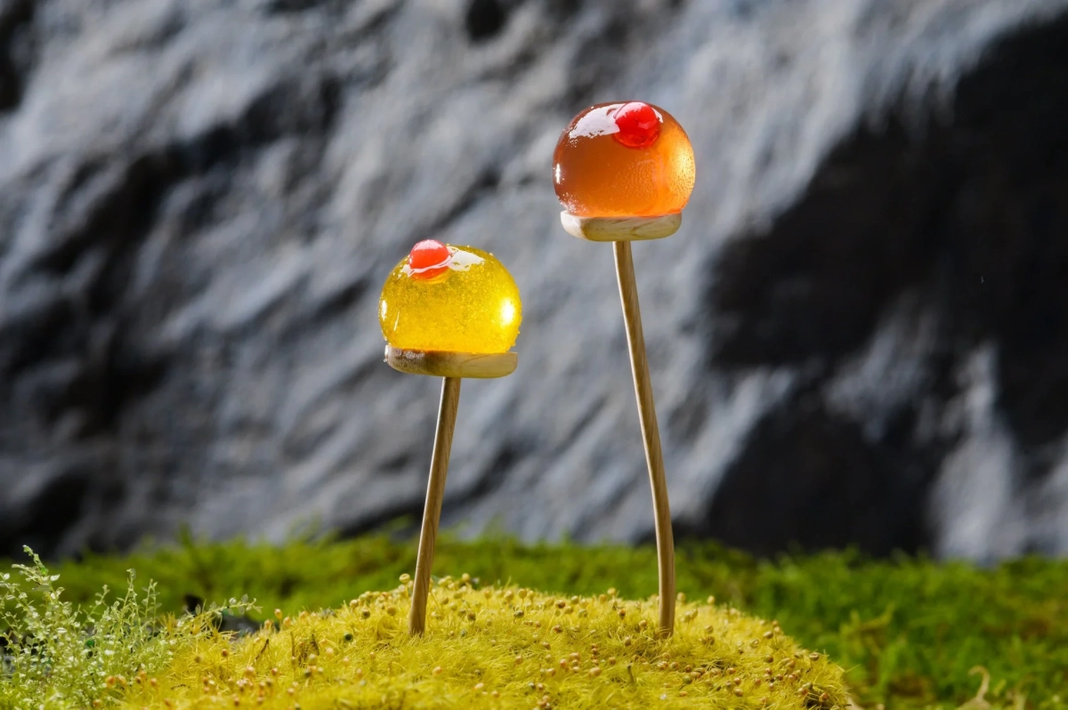 苔モチーフのスイーツ