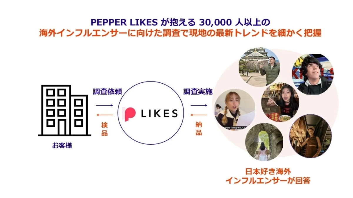 PEPPER LIKES x リサーチのイメージ