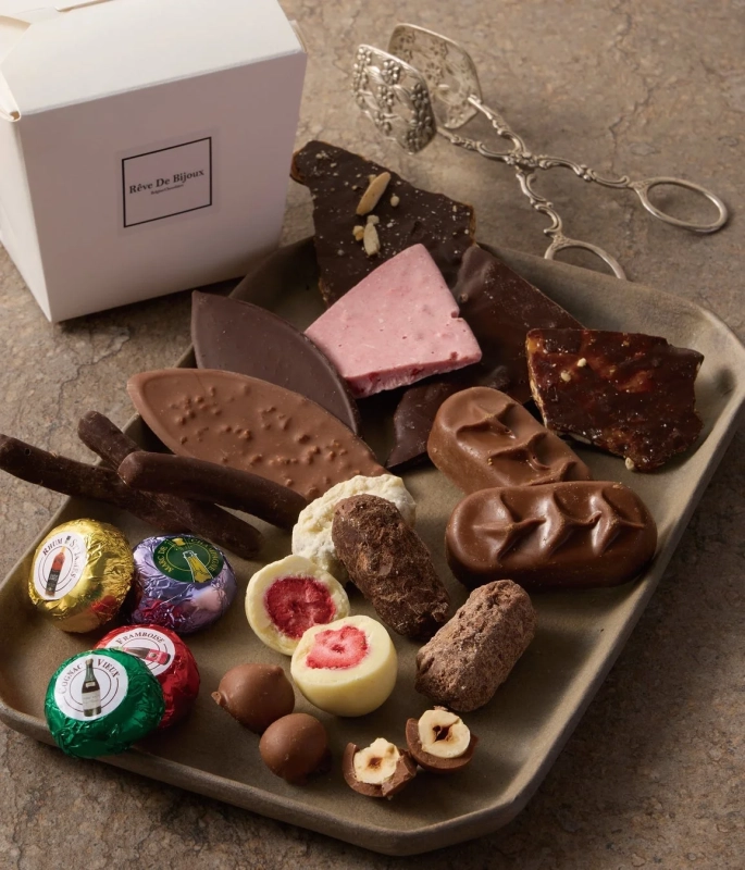 様々な種類のボンボンショコラ