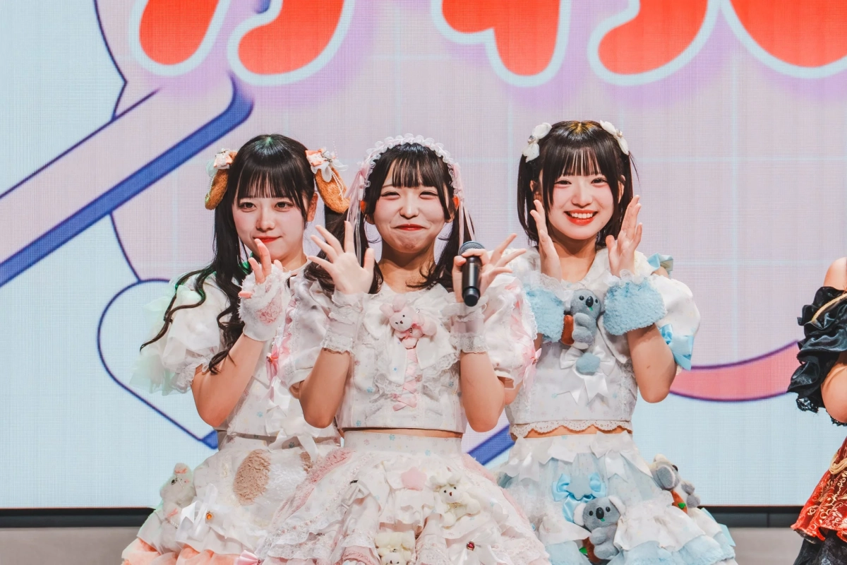 かわいいバトルに挑むアイドルたち