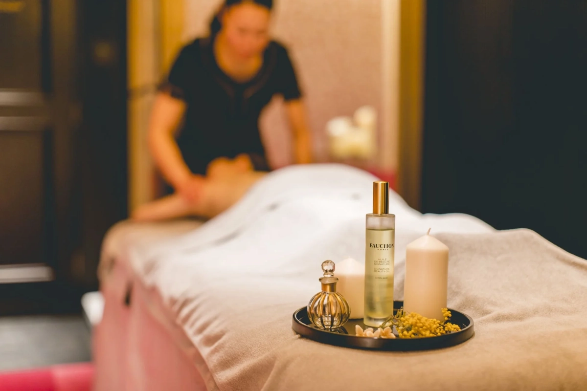 スパでのリラクゼーション