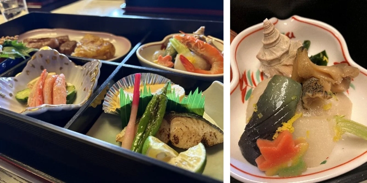 静和館でのオリジナル弁当