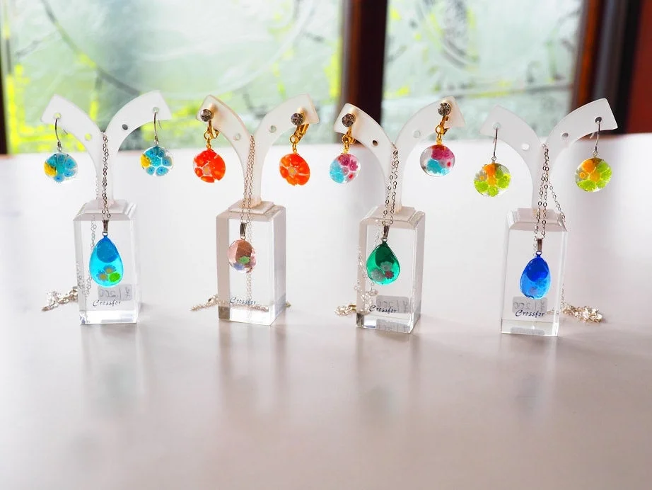 ガラス体験の作品例