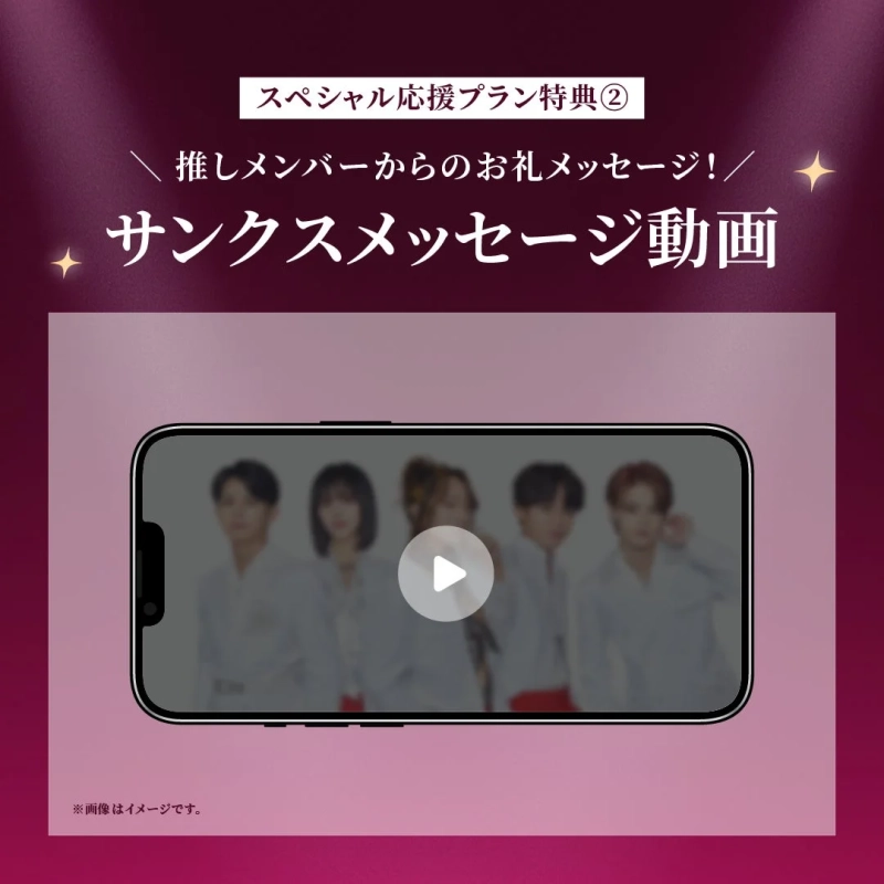 サンクスメッセージ動画イメージ