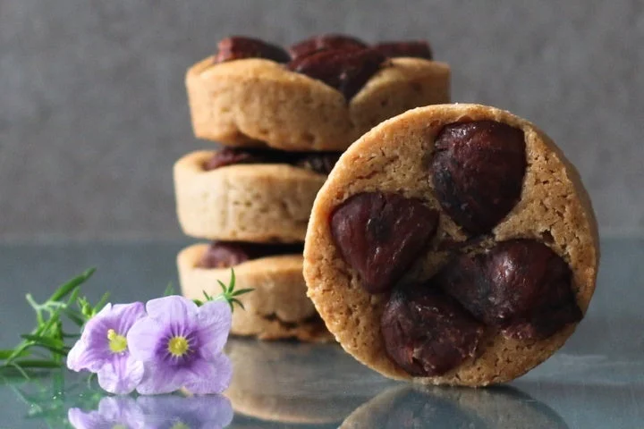 栗のタルトまたはクッキー