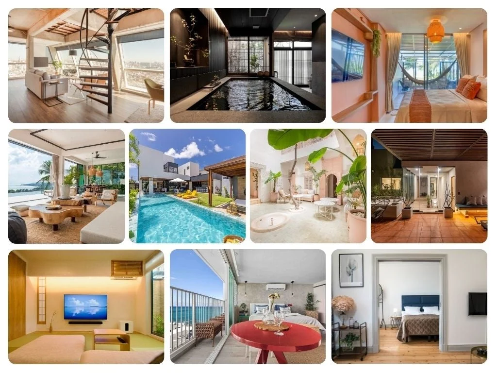 多様なスタイルと雰囲気の部屋や住宅