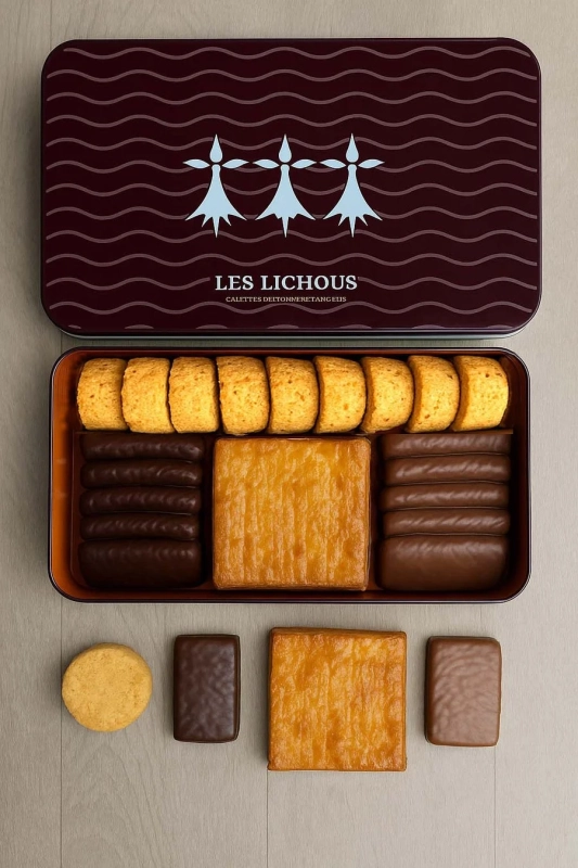 ブルターニュ焼き菓子の詰め合わせ缶