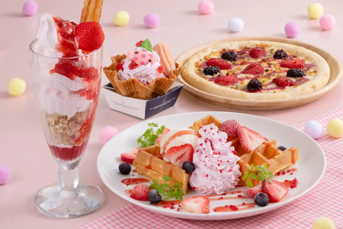 いちごスイーツの盛り合わせ