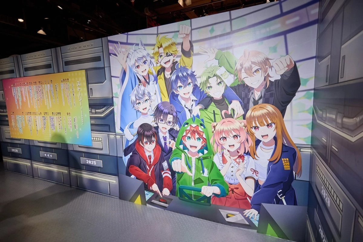 タイムマシンエリアのキャラクター壁画