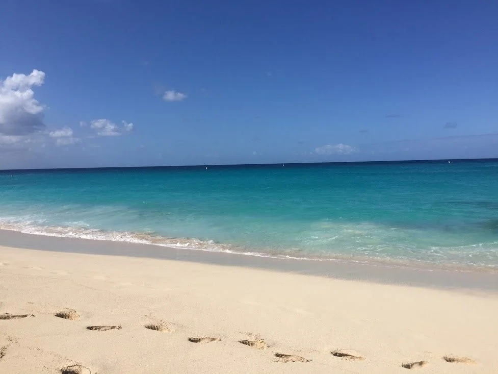 セントマーチン島の砂浜