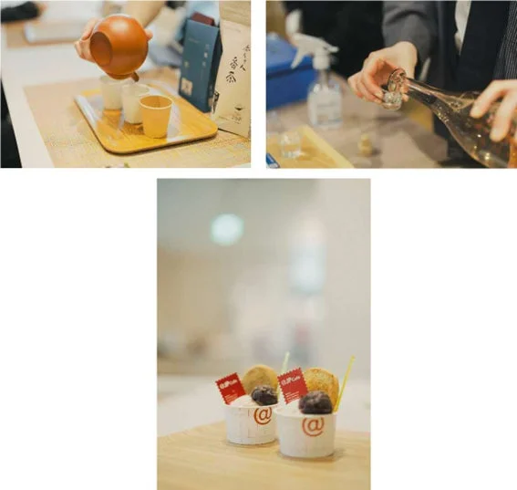 お茶とデザート