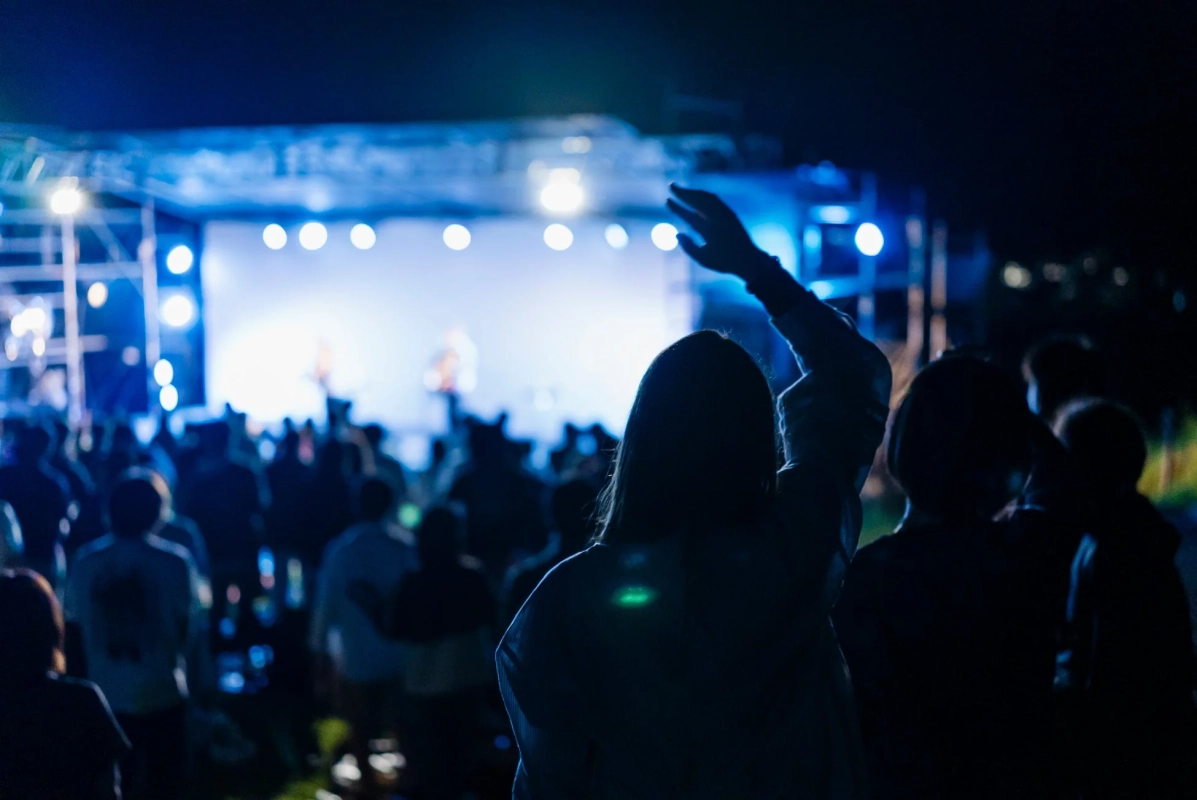 ライブの観客