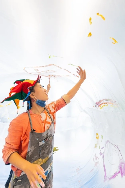 ぷっちょ へんざのライブペイント