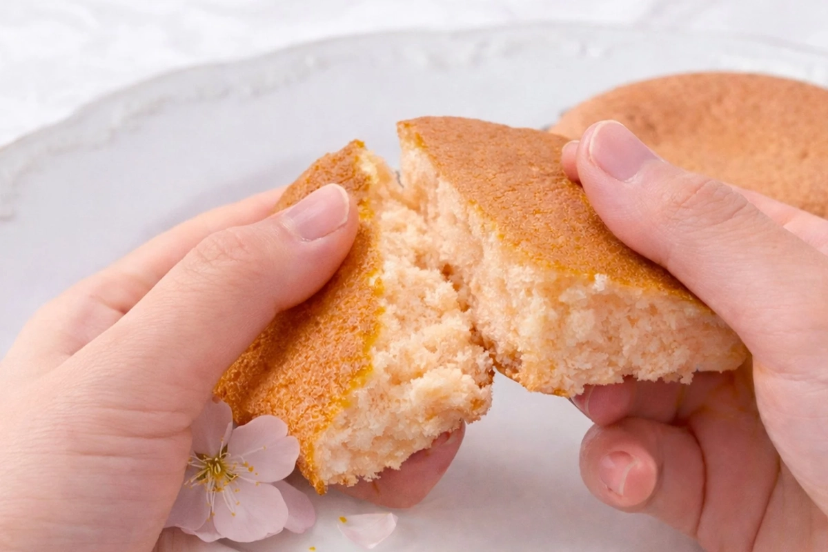 割られた焼き菓子