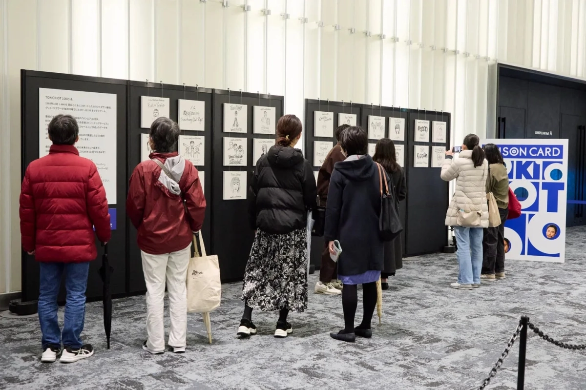 TOKIO HOT 100展示会の様子