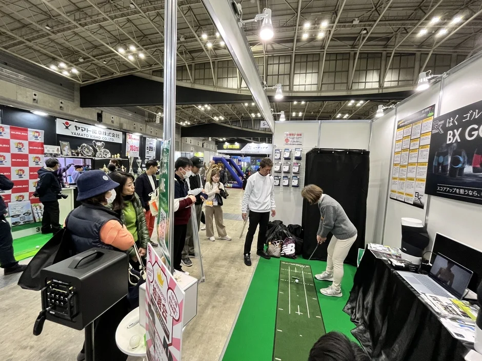 BX GOLFブースでのイベント