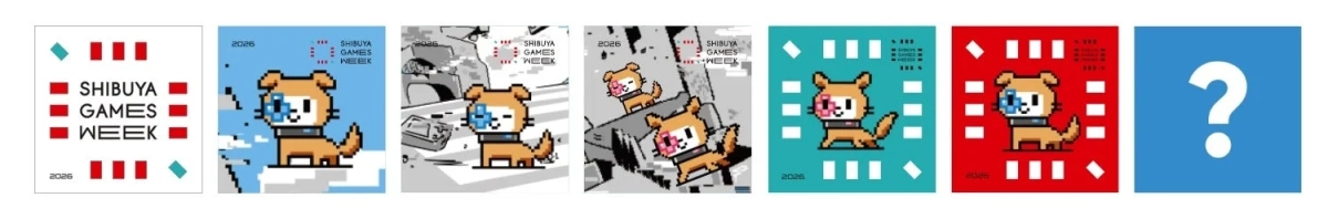 SHIBUYA GAMES WEEK 2026のピクセルアート