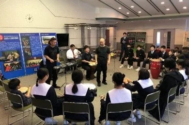 ドラムワークショップの様子