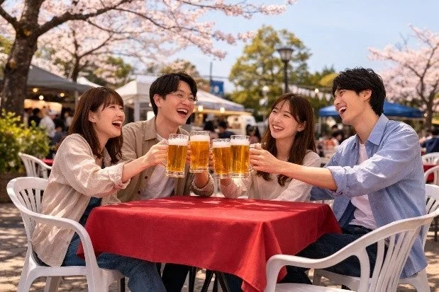 90分飲み放題付きガーデンチェアエリア