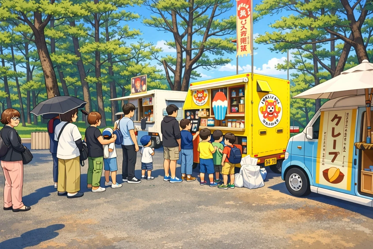 キッチンカーの様子