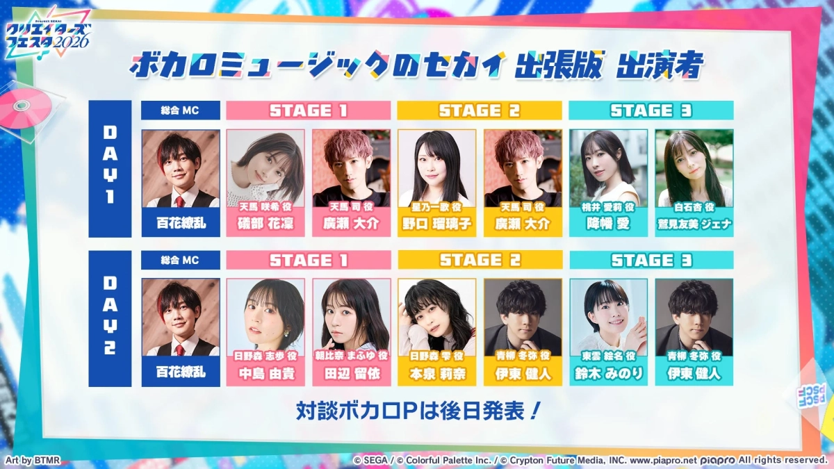ボカロミュージックのセカイ 出張版 出演者