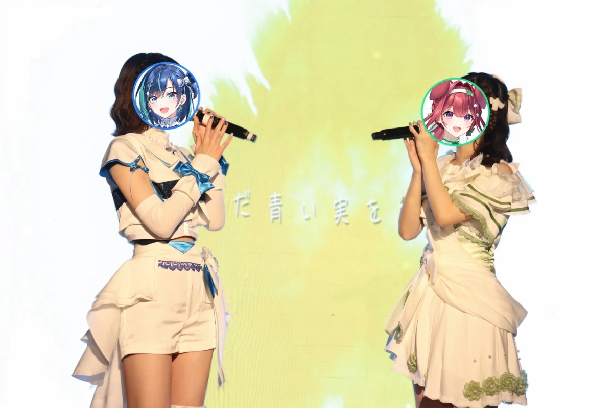 ライブステージでパフォーマンスする『らびぱれ!!』