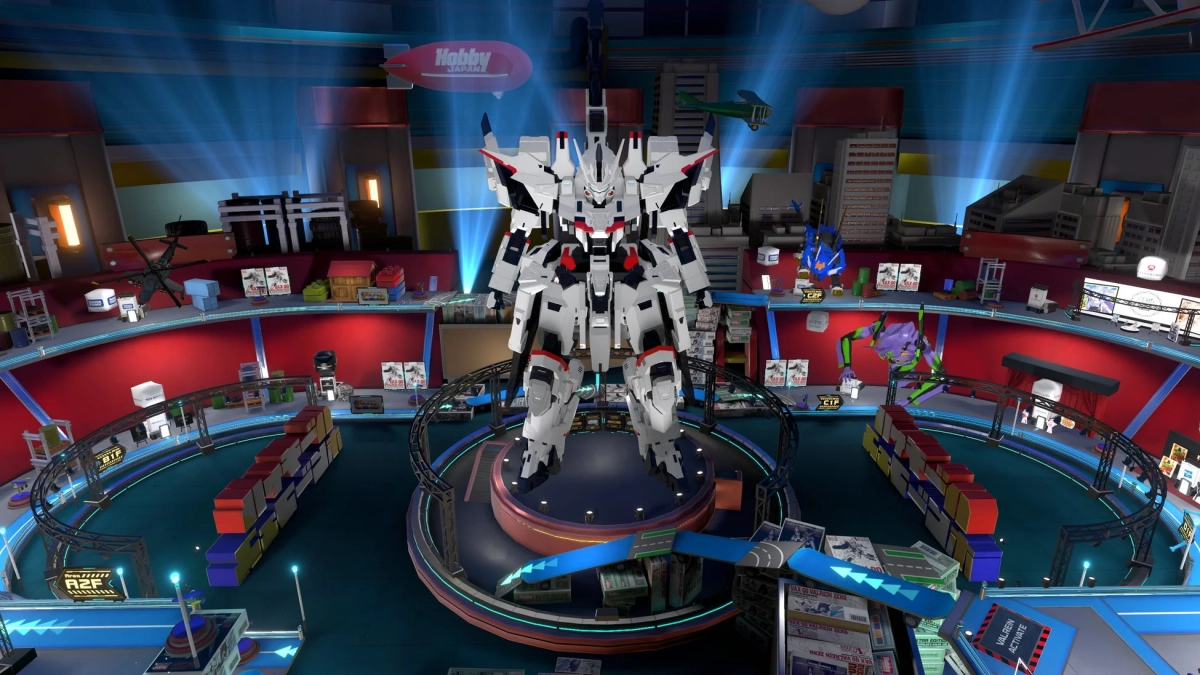 ロボットとホビーの展示風景