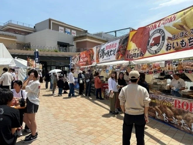 フードイベントの屋台