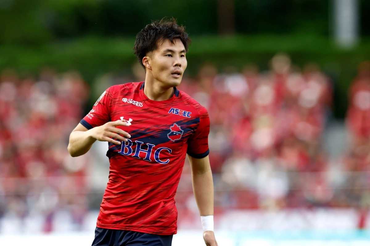 試合中の山田裕翔選手