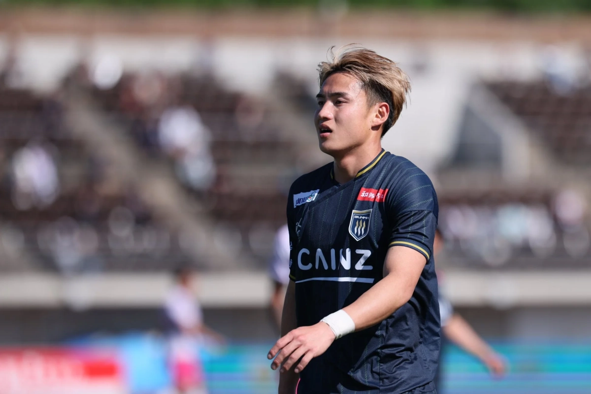 試合中の田頭亮太選手